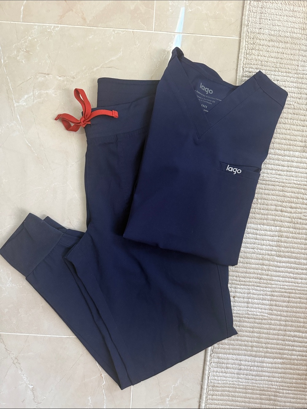 Lago Women’s medical scrubs Jogger Pants set